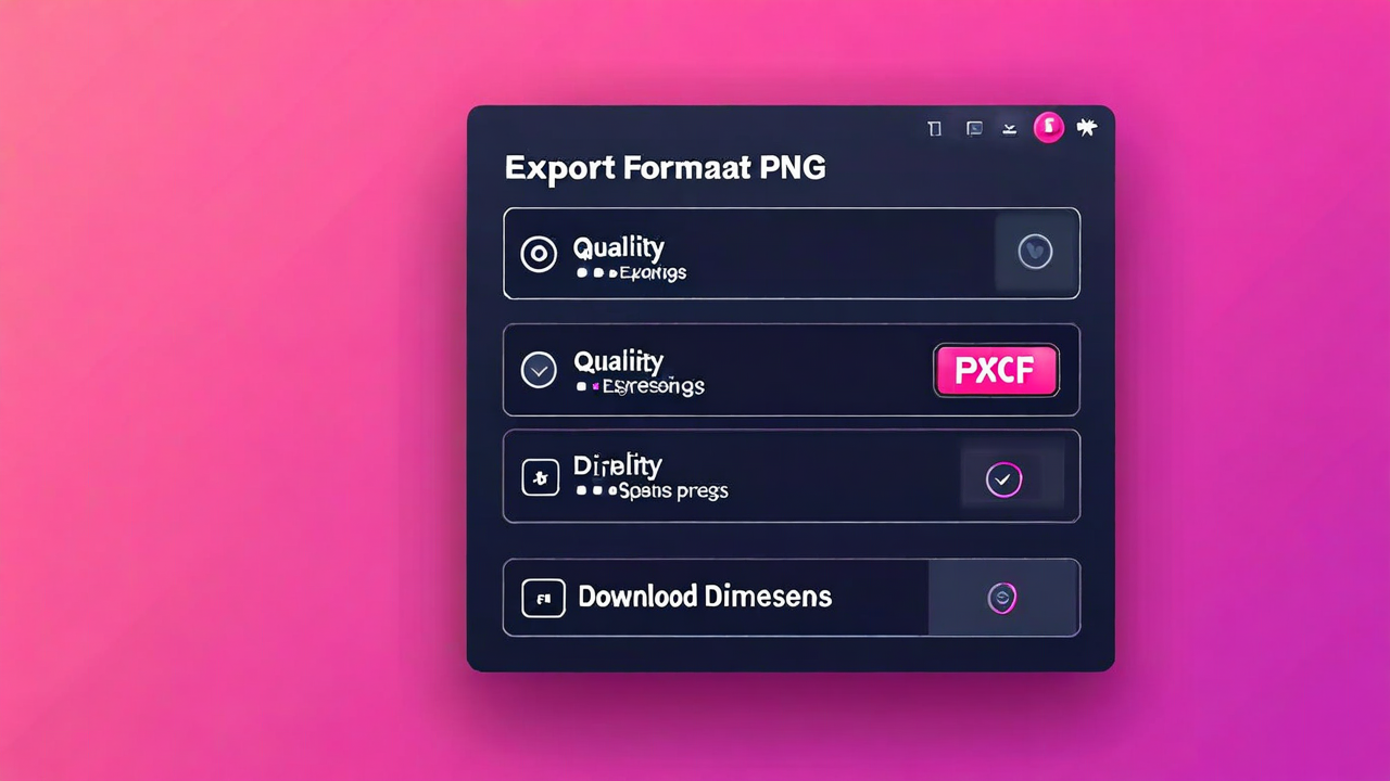 Export Options